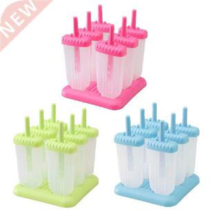 6 Cells Popsicle Mold Ice Cream Maker Homemade Frozen