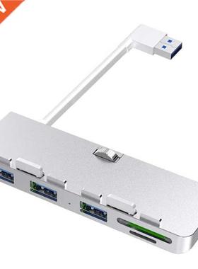 Rocketek Aluminum Alloy USB 3.0 Hub 3 Port Adapter Splitter