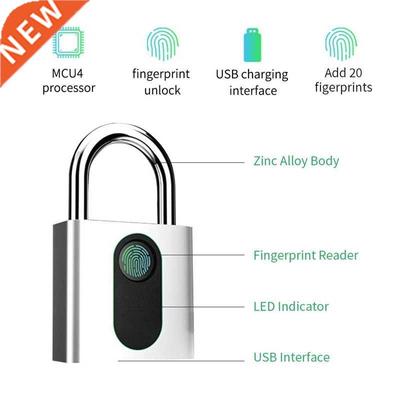 Fingerprint Padlock - Smart Keyless Biometric Lock 适用于