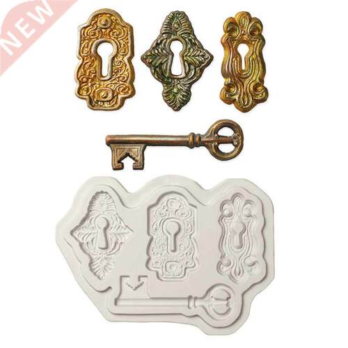 New Vintage Key Modeling Silicone Mold DIY Cake Baking Decor