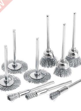 9pcs Steel brush Wire wheel Brushes Die Grinder Rotary Tool