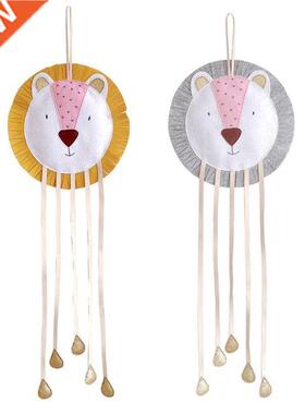 2 Pcs Woven Lion Hair Bow Holder Clip Hanger Headband Storag