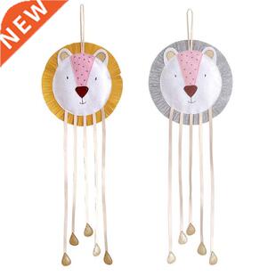 2 Pcs Woven Lion Hair Bow Holder Clip Hanger Headband Storag
