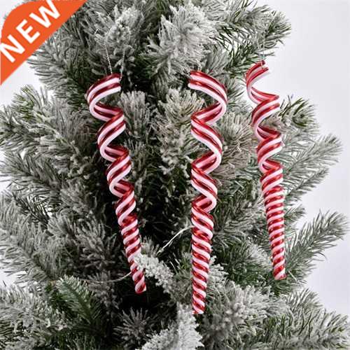 Christmas Decorations Plastic Candy Cane Christmas Colorful
