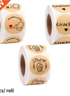 Cake food packaging Stickers Thank you for Supporting My