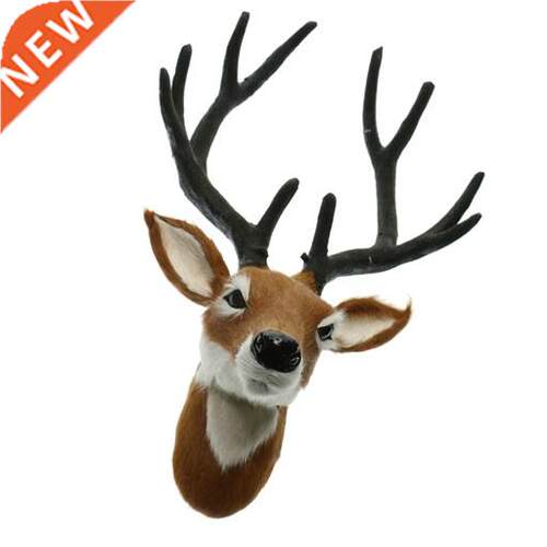 Realistic Animal Deer Head Wall Hanging Creative Home