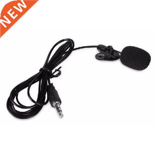 3.5mm Mini Lavalier Microphone Metal Clip Lapel Mic for