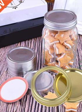 24pcs 70mm Split-Type Jars Lids Silicone Seals Rings Storage