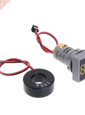 22MM 0-100A Digital Ammeter Current Meter Indicator Led Lamp