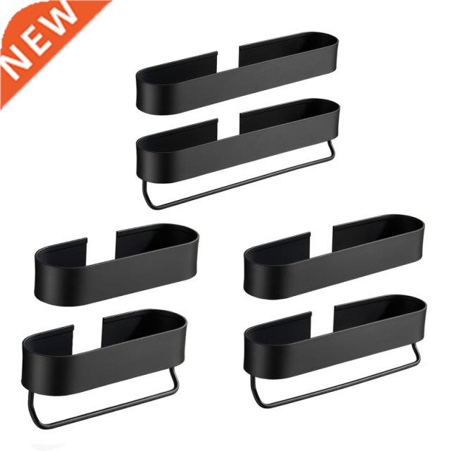 Wall Mounted Shampoo Holder Bathroom 2-in-1 Storage Tray wit