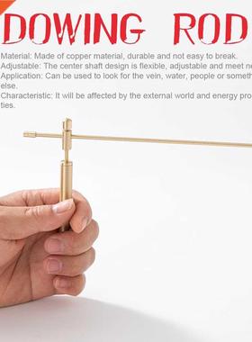 1pair Professional Detector Dowsing Rod Outdoor Detachable