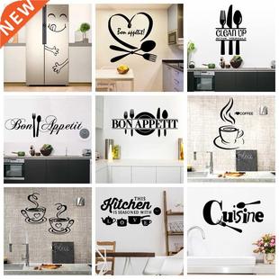 22 Styles Large Kitchen Wall Sticker Home Decor Decals Vinyl