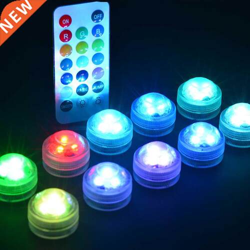 Submersible LED Lights Waterproof RGB Underwater Light For W