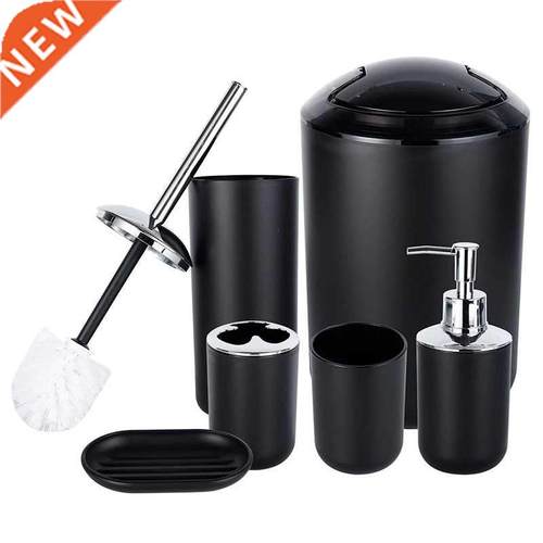 Bathroom Accessories Set Of 6,With Toothbrush Holder,Toothbr