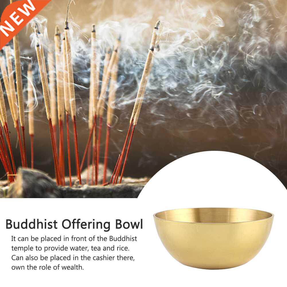 Buddhist Offering Bowl God Buddha Worship Smooth Disciples