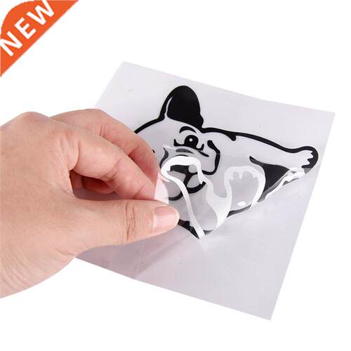12cm*13cm Car-styling Bulldog Dog Car Sticker  Cartoo