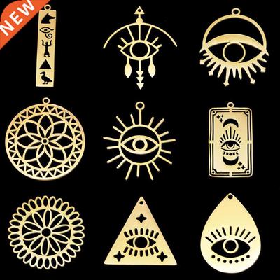 5pcs/lot 100% Stainless Steel Religious Egypt Geometric DIY