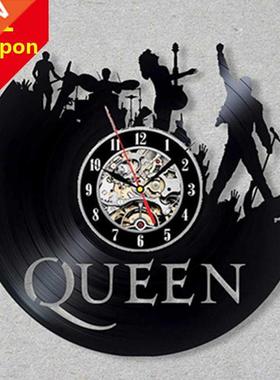 Queen Rock Band Wall Clock Modern Design Music Theme Classic