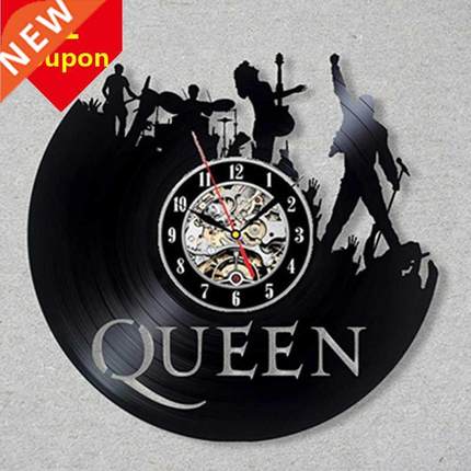 Queen Rock Band Wall Clock Modern Design Music Theme Classic