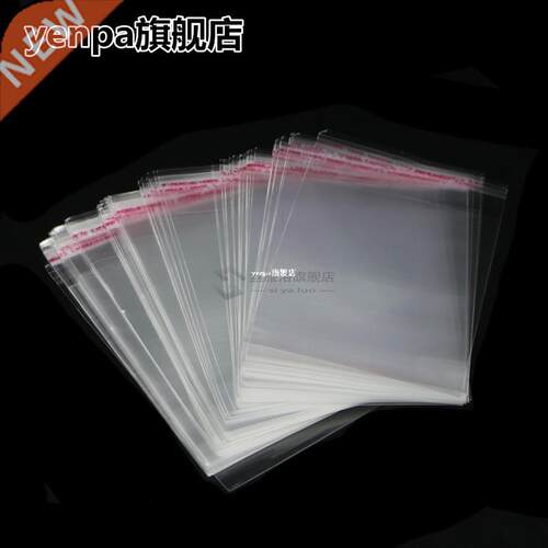 100pcs/set Clear Self Aesive Seal Plastic Bags 10x15cm .9