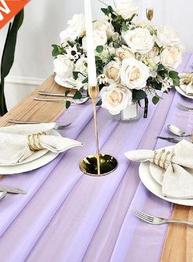 Ornamental Home Table Runner Stylish Machine Washable Soft