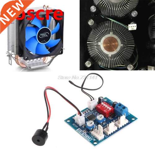 12V PC CPU 4 Wire Fan Temperature Control PWM Speed Control