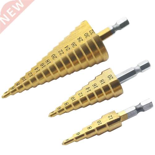 High quality HSS 4241,hexagonal handle step drill/pagoda bit