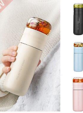 Insulated Cup With Filter Stainless Steel Tea Bottle Cup