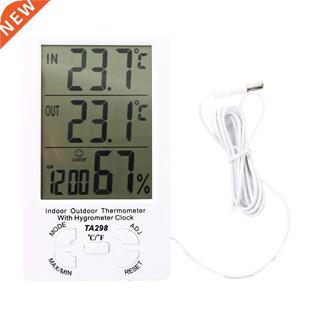 LCD Temperature humdte hygrometre tester Thermometre Horlo