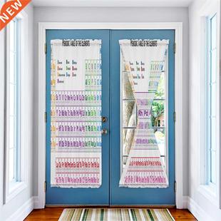 Periodic Table Of Elements Door Curtains Decor Home Bedroom