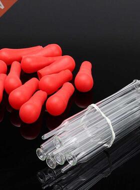 Rubber Head Glass Dropper Lab Dropper Pipette Glass Experime