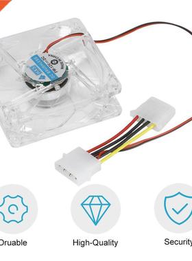 80mm Computer CPU Fan Cooler LED Computer PC Case Cooling Fa