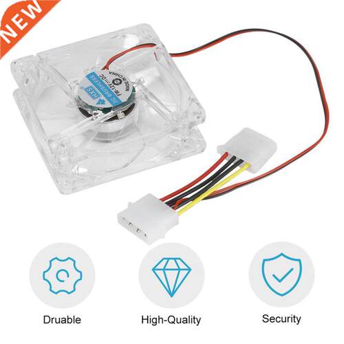 80mm Computer CPU Fan Cooler LED Computer PC Case Cooling Fa