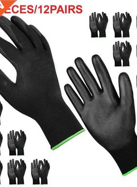 NMSAFETY 24pcs/12pars Safety Work Gloves For Constructon S