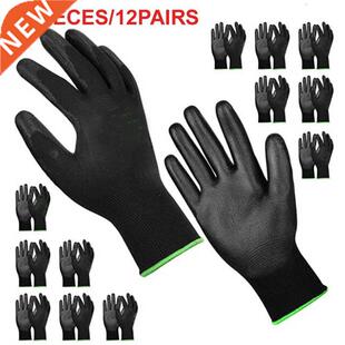 NMSAFETY 24pcs/12pars Safety Work Gloves For Constructon S