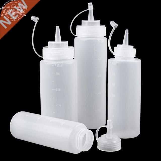3pcs Condiment Squeeze Bottles For Ketchup Mustard Salad Sau