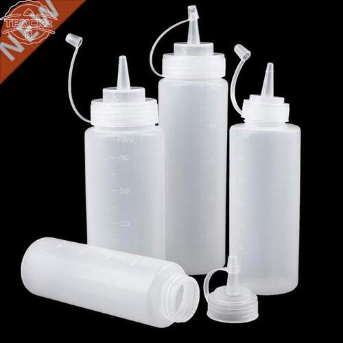 3pcs Condiment Squeeze Bottles For Ketchup Mustard Salad Sau