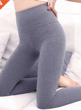 Cotton Thermal Leggings Female High Waist Thin Flexiable Fas