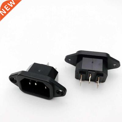5Pcs 3P IEC 320 C14 Male Plug Panel Power Inlet Sockets Conn