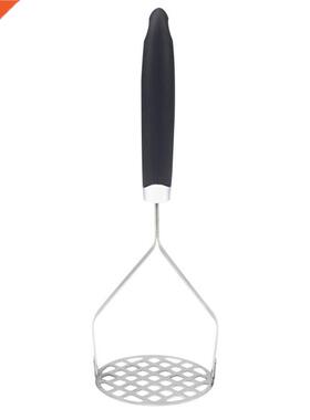 Potato Masher 2458cm Stainless Steel Hand Plate Food Masher
