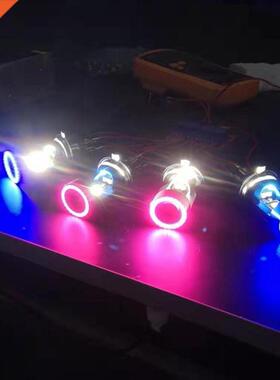 Blue Angel eye H4 LED Motorcycle Helight Ba20d Light Bulb