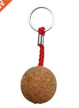Portable Floating Cork Keyring - Water Buoyant Key Ring