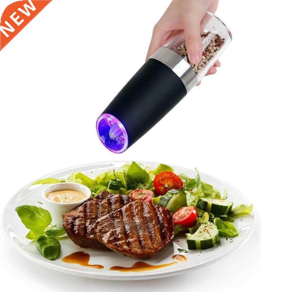 electric salt and pepper grinders stainless steel automatic