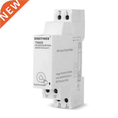 18mm Single Phase Digital Timer Switch Remote WiFi Smart Lig