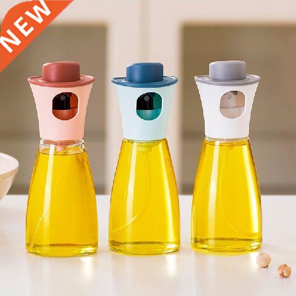 1PC Oil Spray Bottle Glass Olive Oil Sprayer Cooking Baking