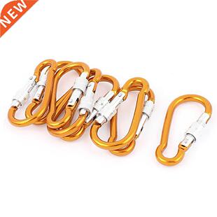 8pcs Outdoor Hiking Camping Clip Snap Carabiner Hook with K