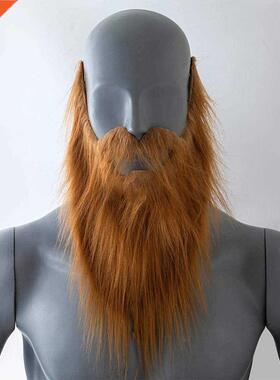 Fake Beard Props Funny Costume Mustache Halloween Party Mou
