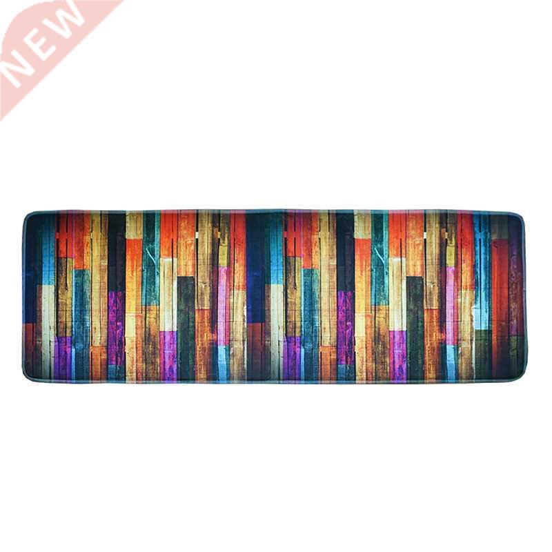 Kitchen Floor Mat Vintage Wood Panel Decor Non-slip Kitchen