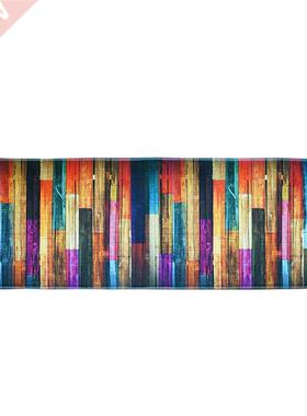 Kitchen Floor Mat Vintage Wood Panel Decor Non-slip Kitchen