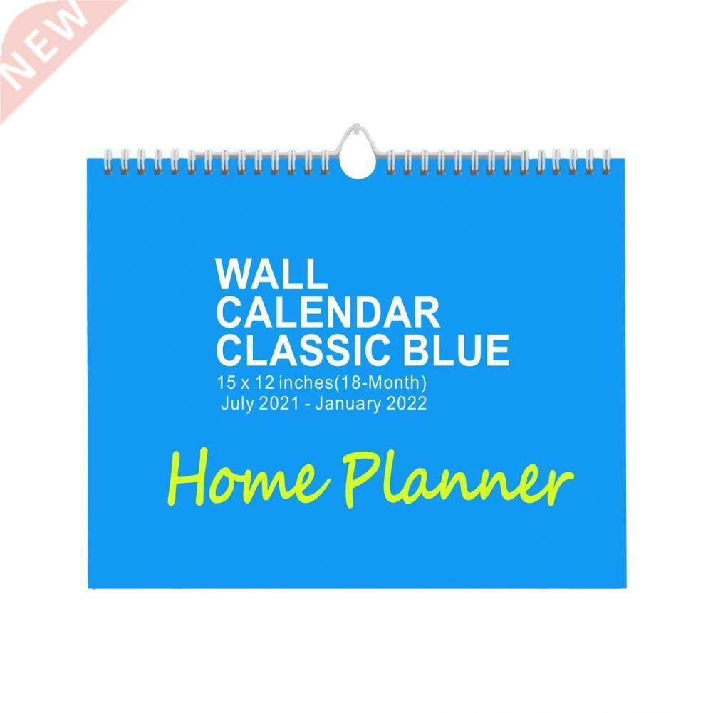 portable wall calender easy use paper hanging planning 18 mo
